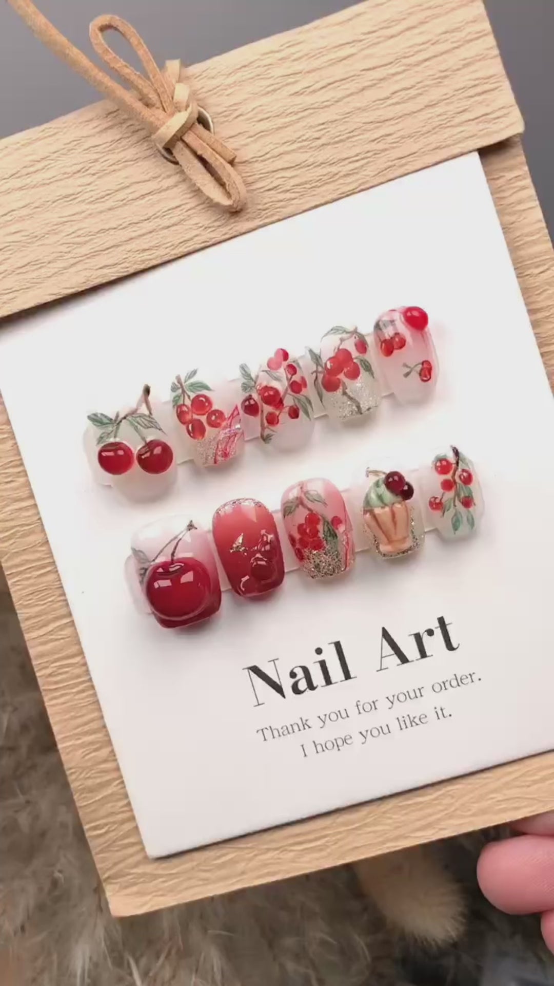 3d Crystal Clear Cherry